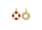 Life Buoy/Saver/Lifeguard Charm Pendant CPG2691: Red