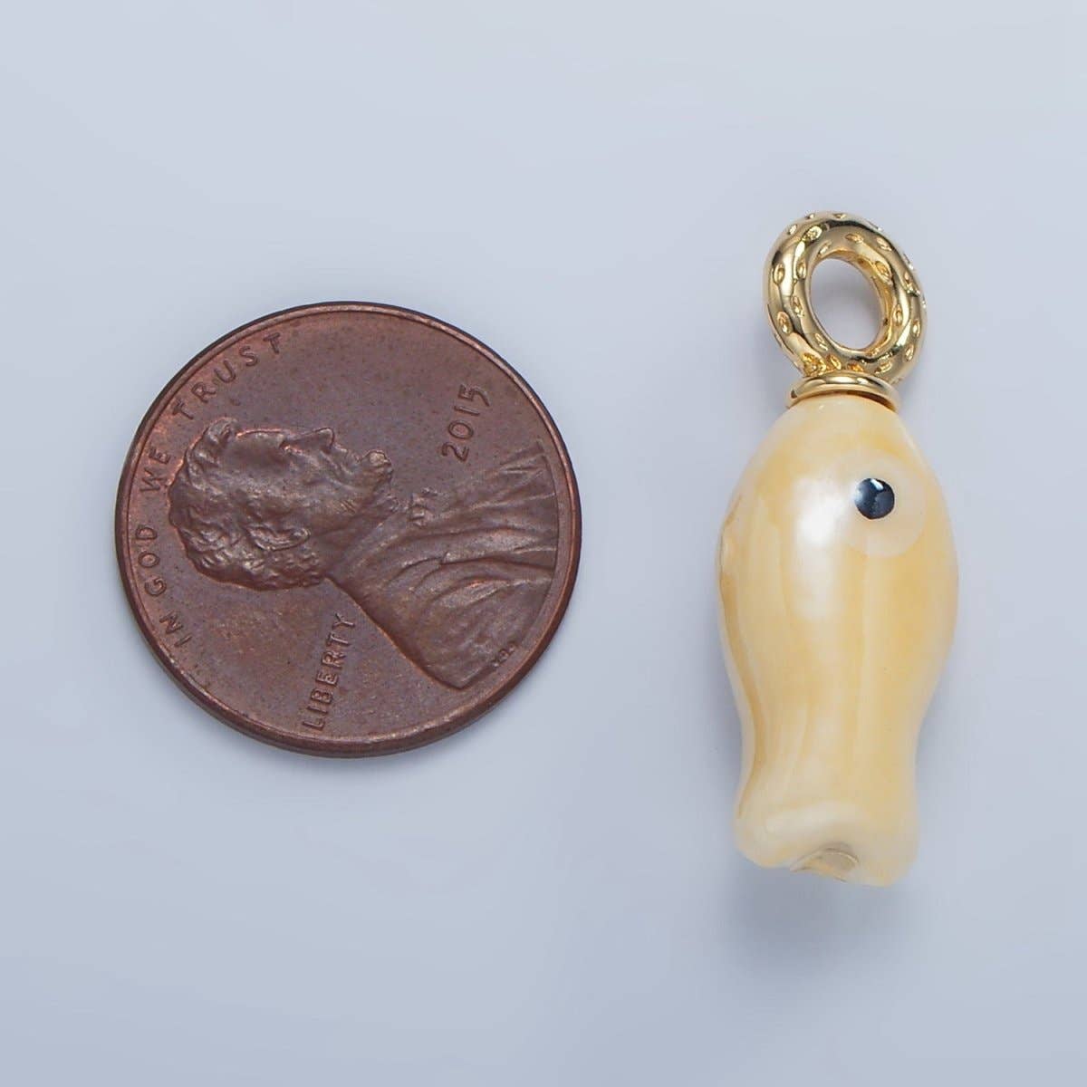Light Pink Fish Charm