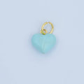 Gold Filled Blue Heart Charm