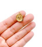 Gold Filled Virgin Mary Charm Pendant, Religious Gift CP1001