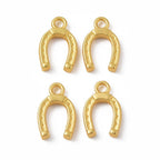 Gold Alloy Horseshoe Charm