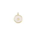 Gold Paw Print Charm