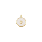 Gold Paw Print Charm