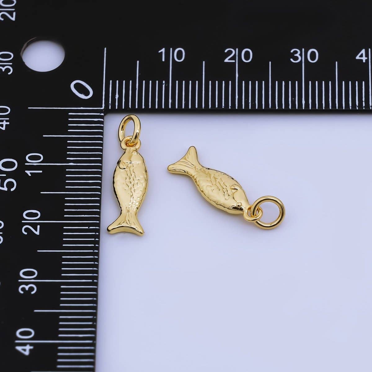 Gold Filled Mini Fish Charm