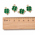 Gold Alloy Clover Charm