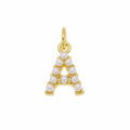 Gold Pearl A Charm