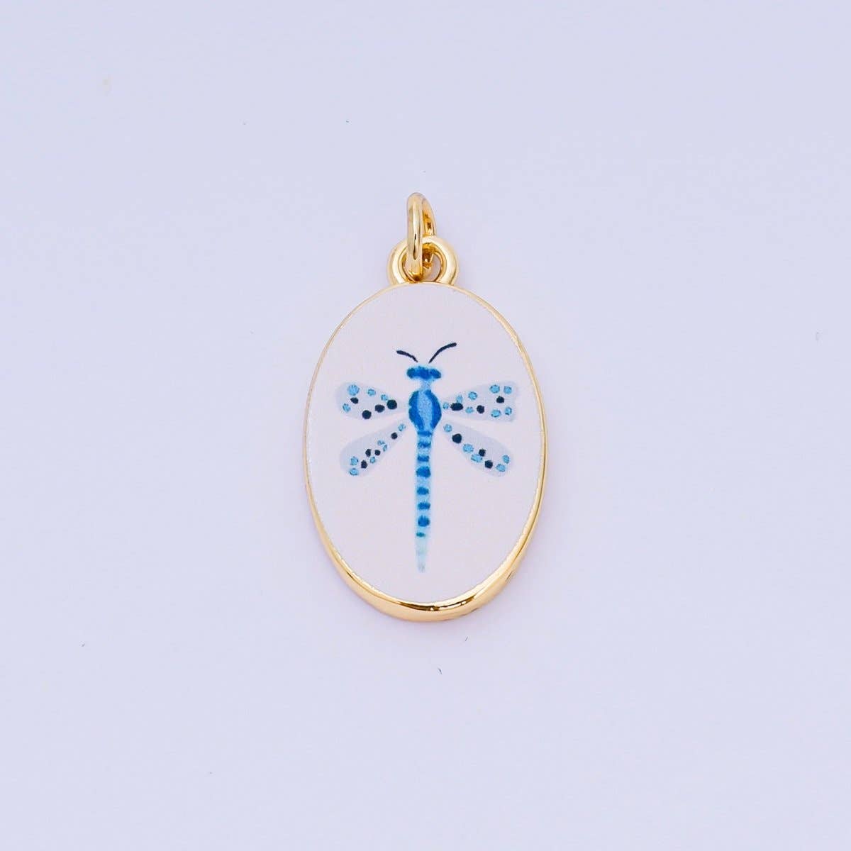 Blue Painted Dragon Fly