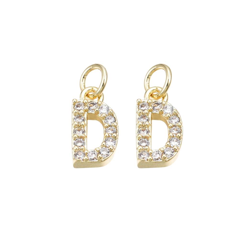 Gold Pave Initial Letter (A-Z)
