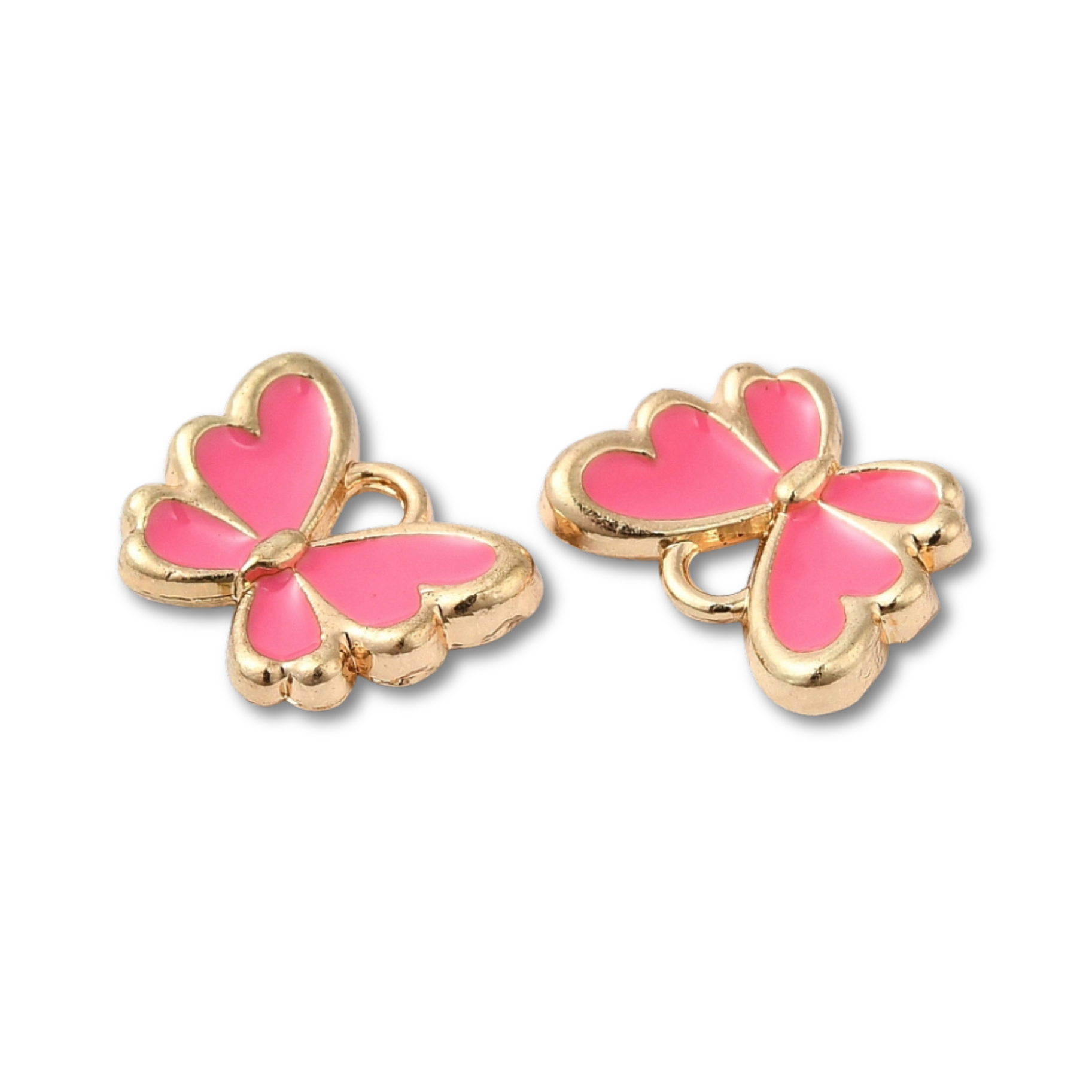 Gold Alloy Assorted Butterfly Charm