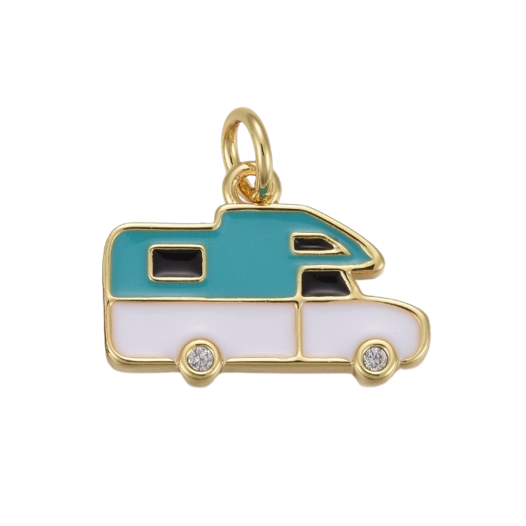 Gold / Silver Camper Charm