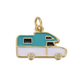 Gold / Silver Camper Charm