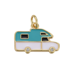 Gold / Silver Camper Charm