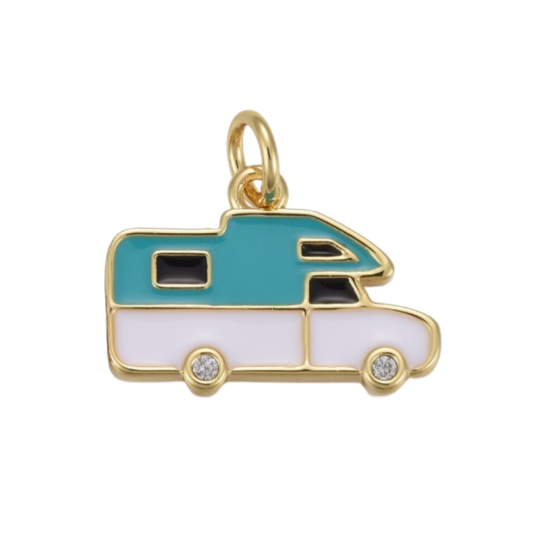 Gold / Silver Camper Charm