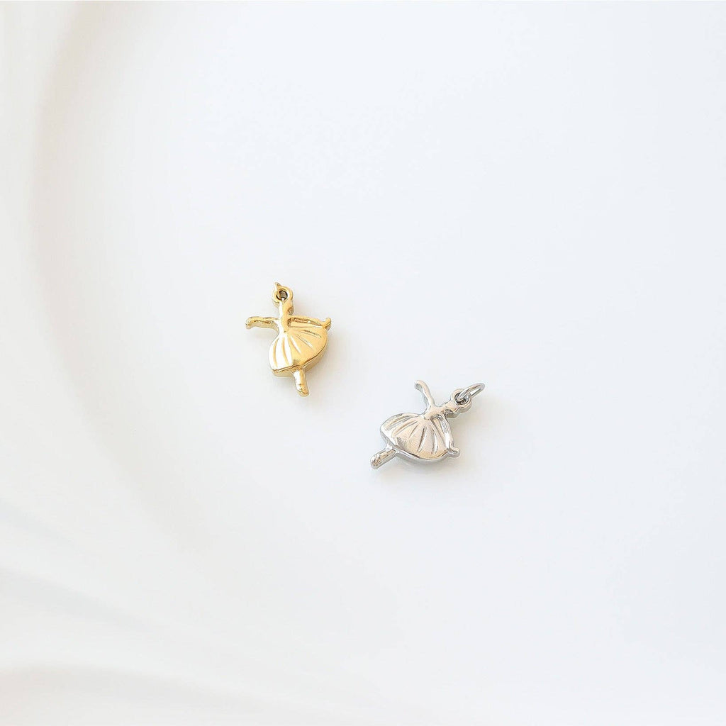 18K Gold PVD Ballerina Charm Bar Charm Set (9pc): Gold