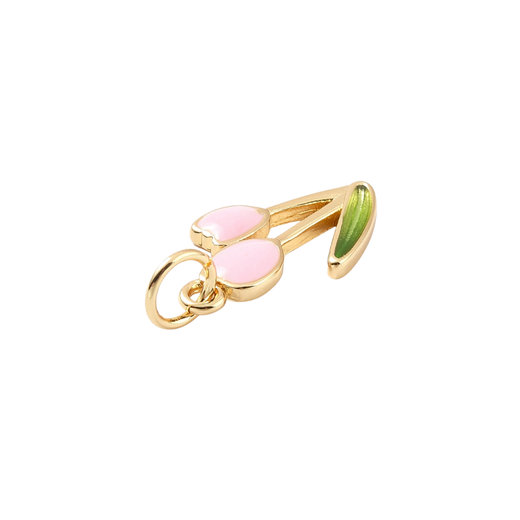 Gold or silver Springtime Bloom Tulip Charm | Assorted