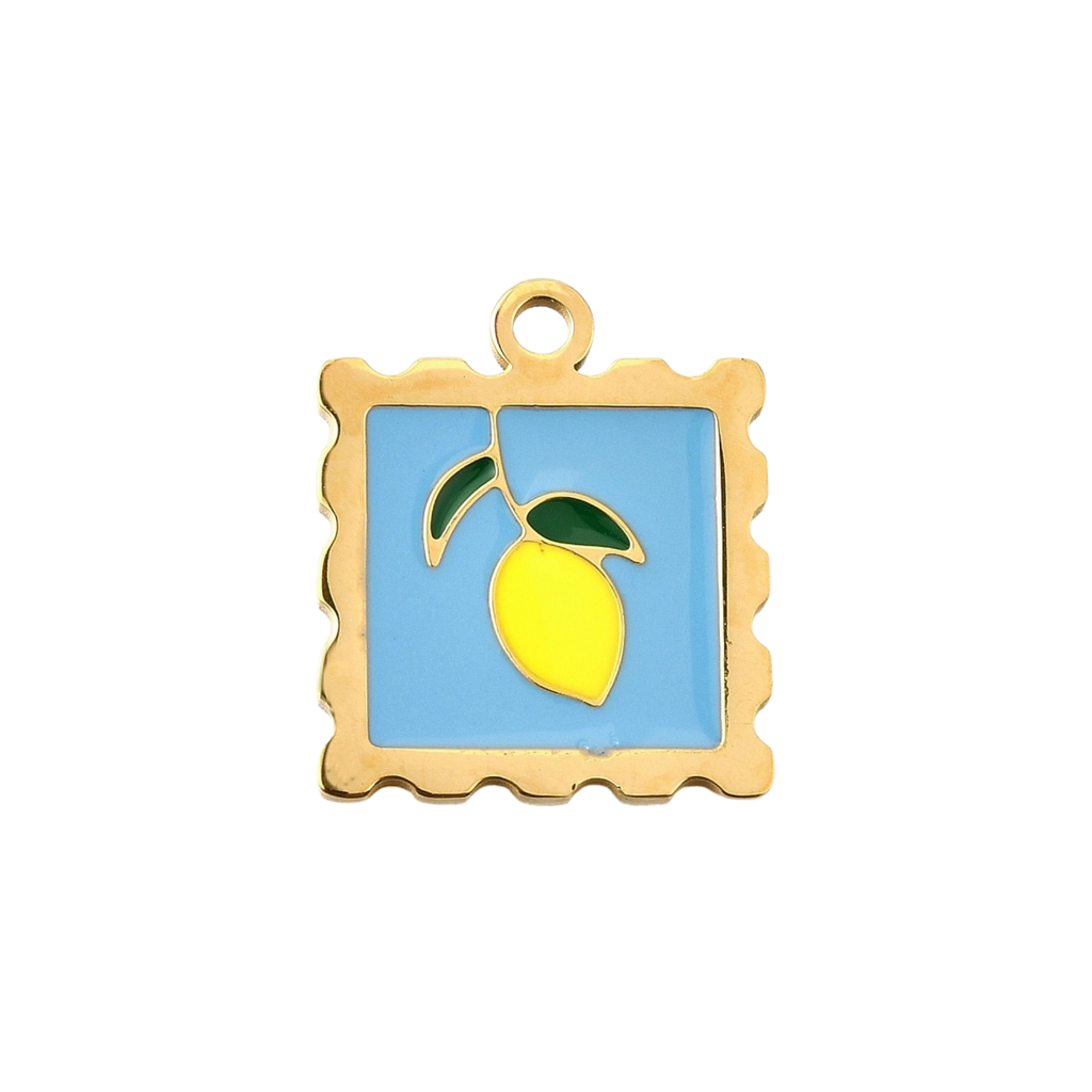 Lemon Stamp Charm