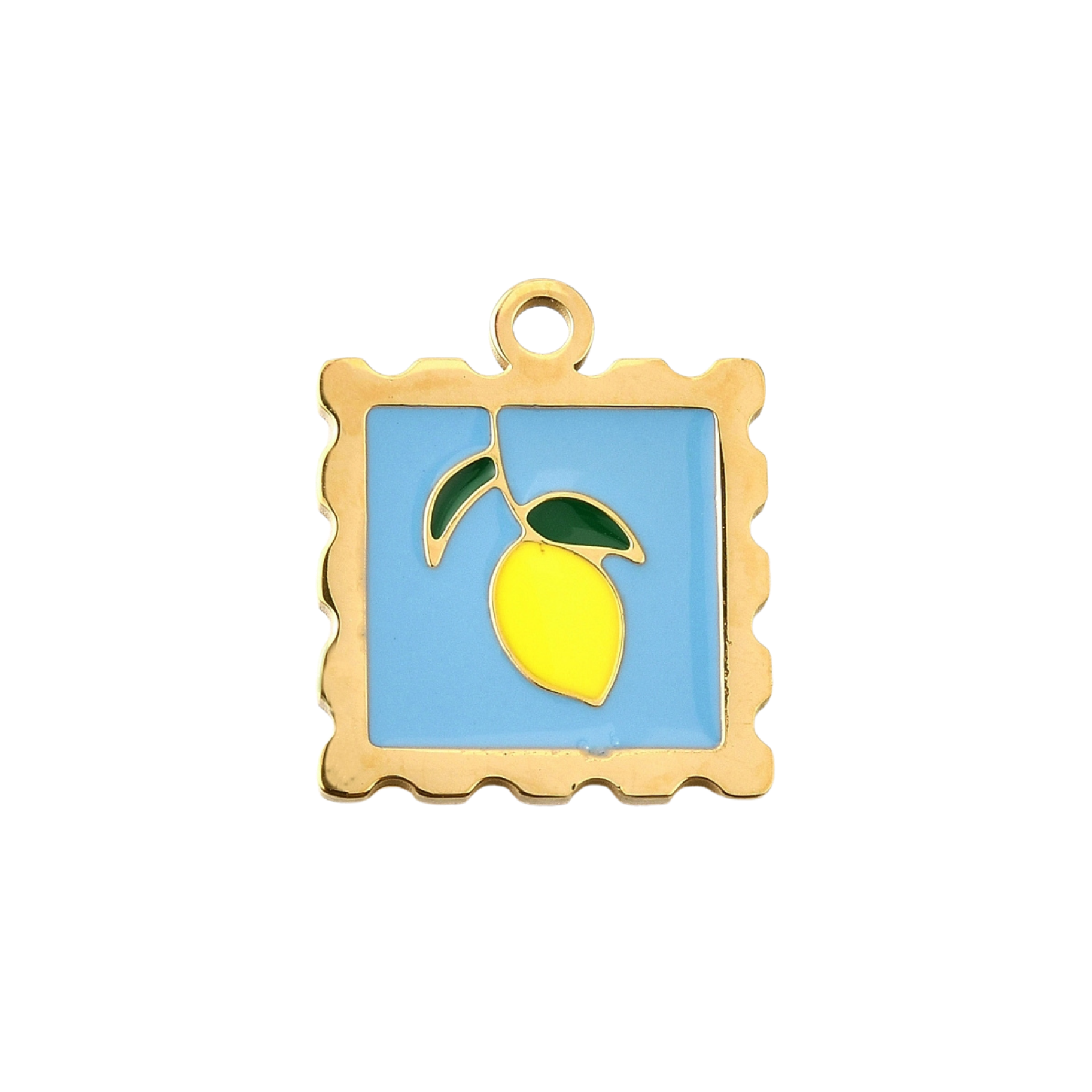 Lemon Stamp Charm